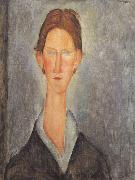 Amedeo Modigliani Portrait of a Student (mk39) painting